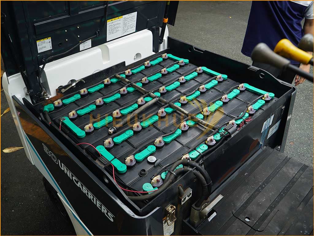 Xe nâng điện ngồi lái UNICARRIERS FB30-8 - Ảnh 11