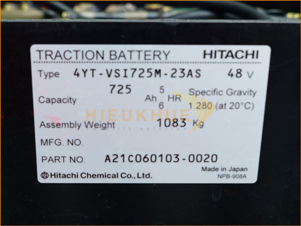 Xe nâng điện ngồi lái NICHIYU FBB25PN-80-300AF - Ảnh 9