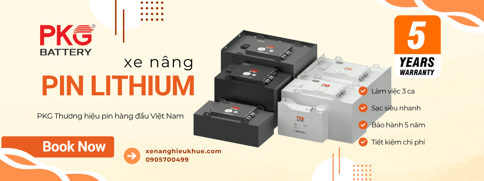 Pin Lithium Xe Nâng