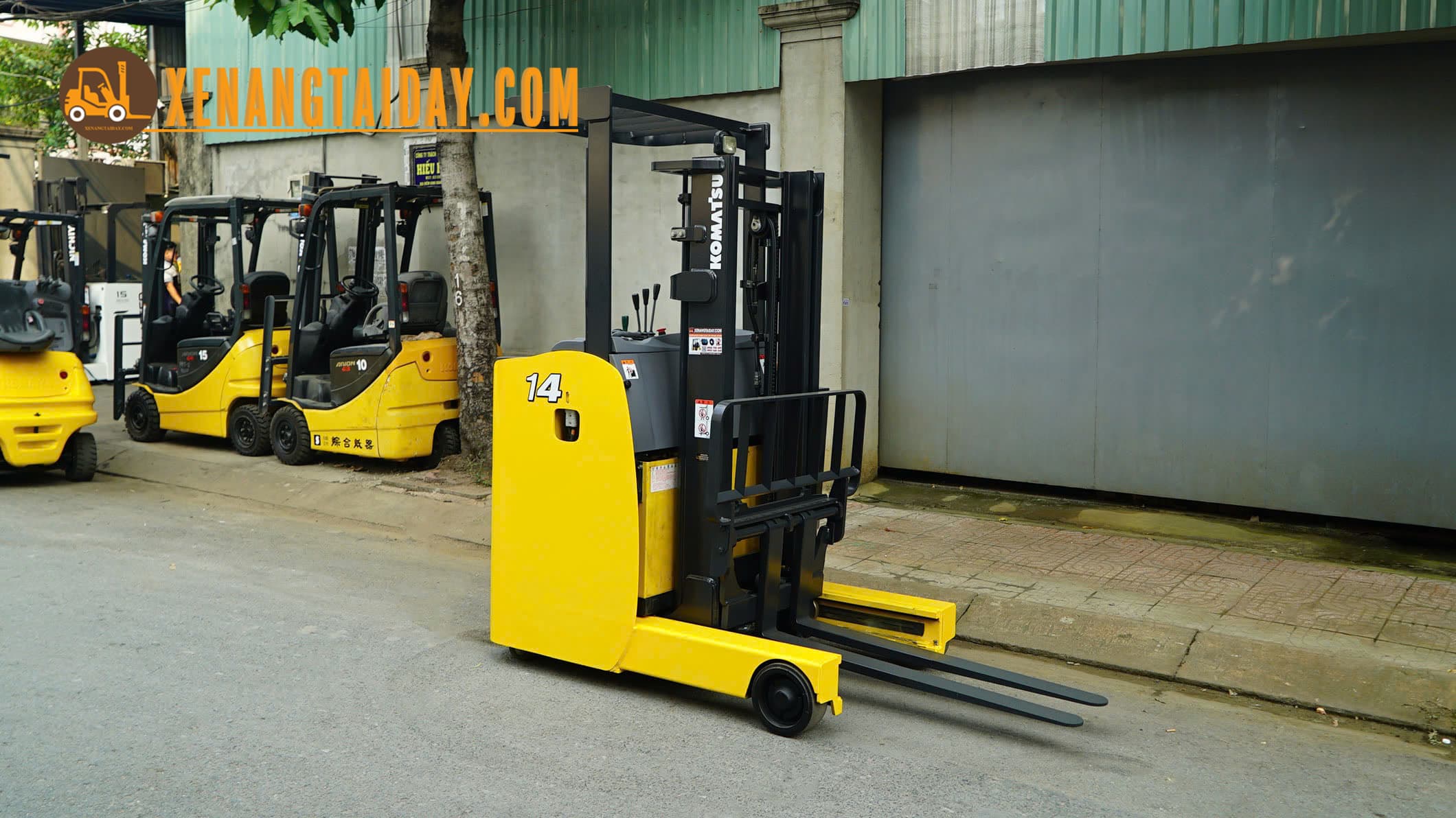 Xe nâng điện đứng lái KOMATSU FB14RL-15 - Ảnh 9