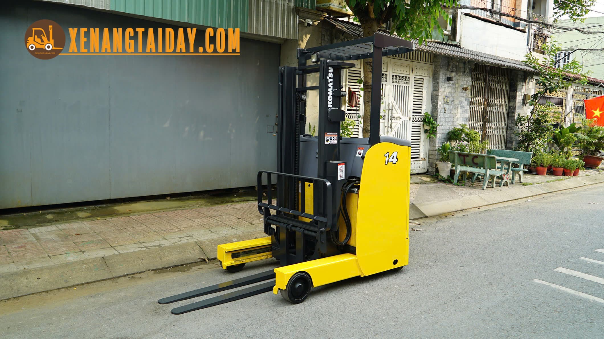 Xe nâng điện đứng lái KOMATSU FB14RL-15 - Ảnh 7