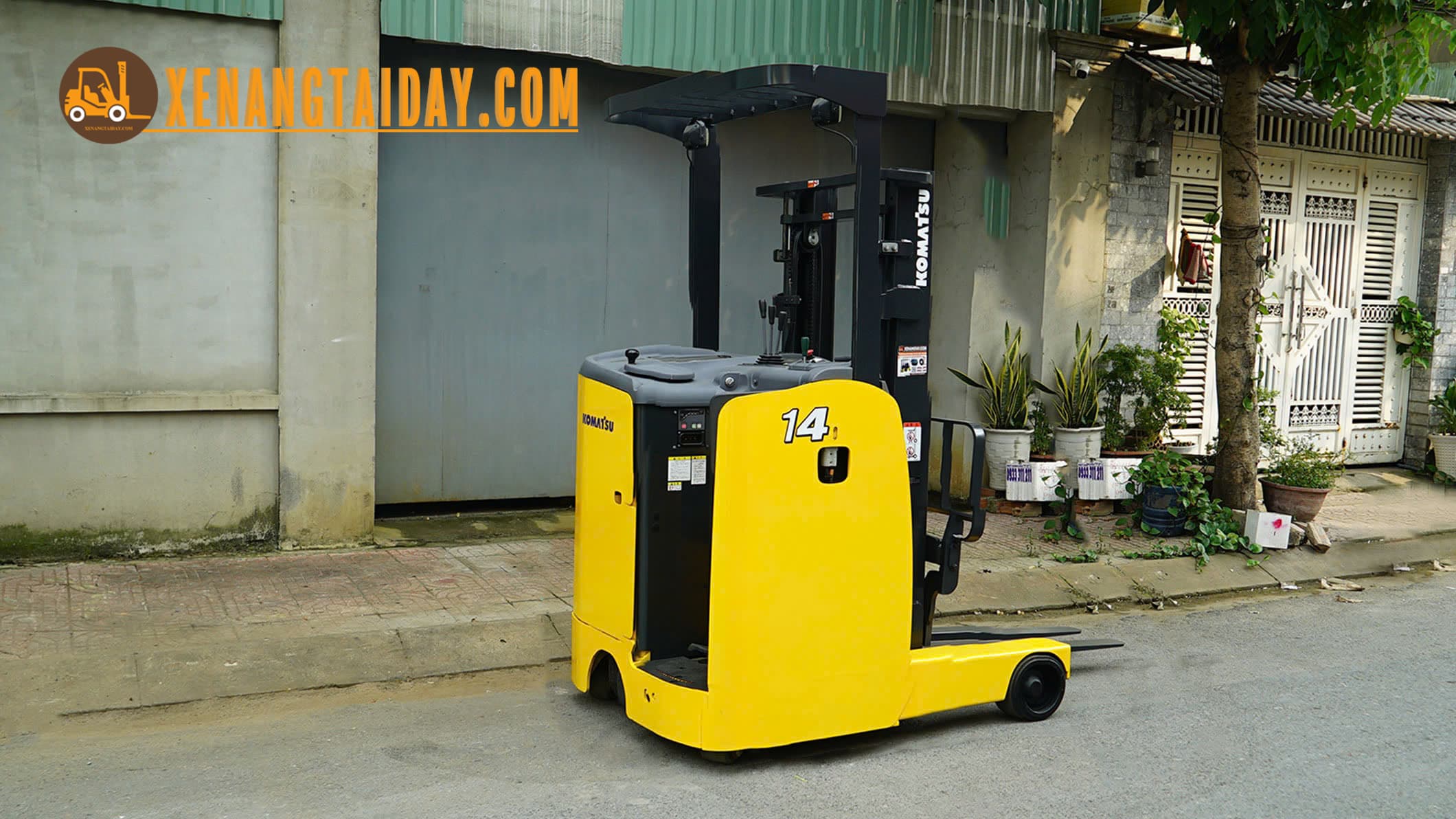 Xe nâng điện đứng lái KOMATSU FB14RL-15 - Ảnh 10