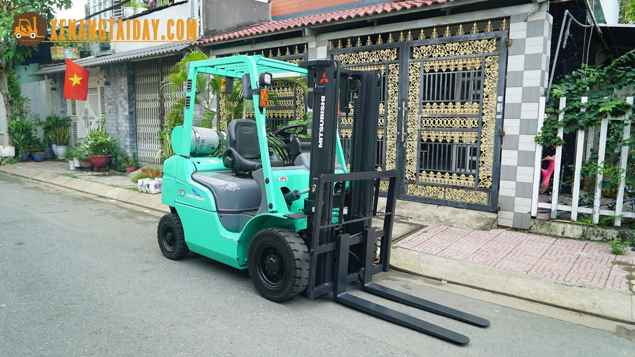 Xe nâng xăng - gas MITSUBISHI FGE20T - Ảnh 9