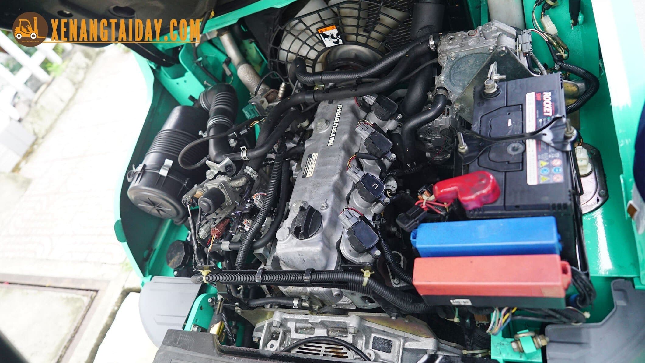 Xe nâng xăng - gas MITSUBISHI FGE20T - Ảnh 3