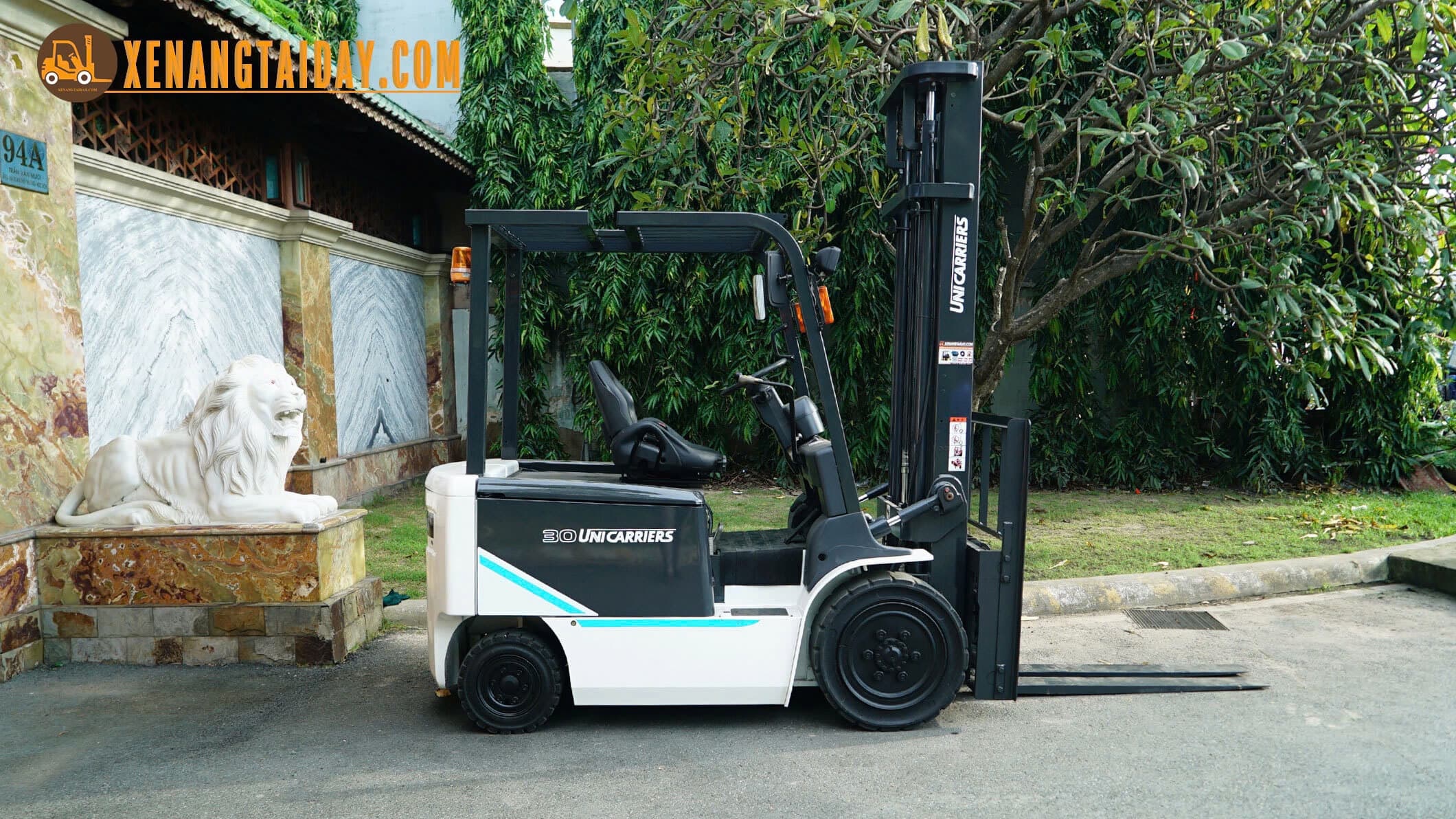 Xe nâng điện ngồi lái UNICARRIERS FB30-8 - Ảnh 4