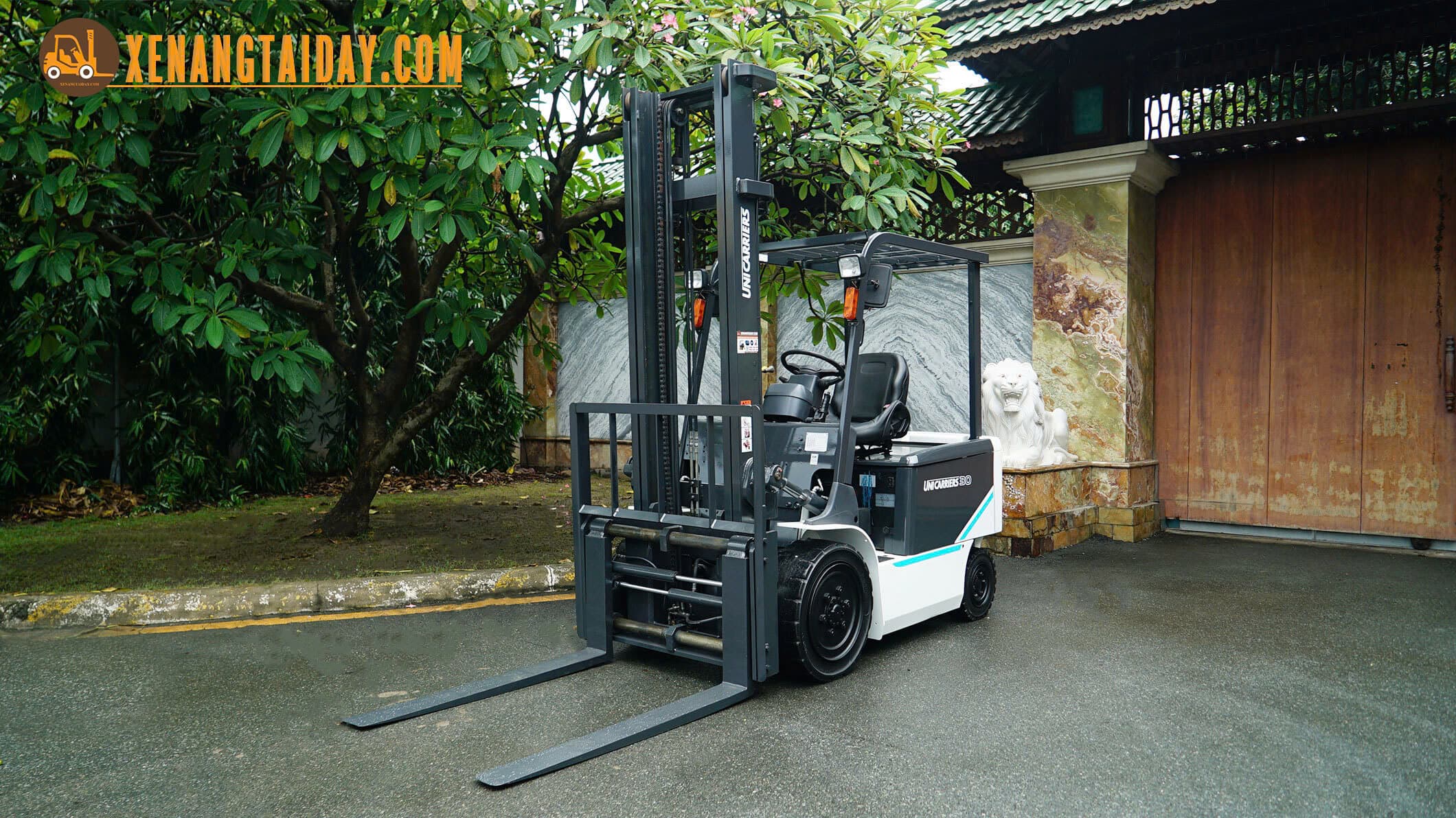 Xe nâng điện ngồi lái UNICARRIERS FB30-8 - Ảnh 5
