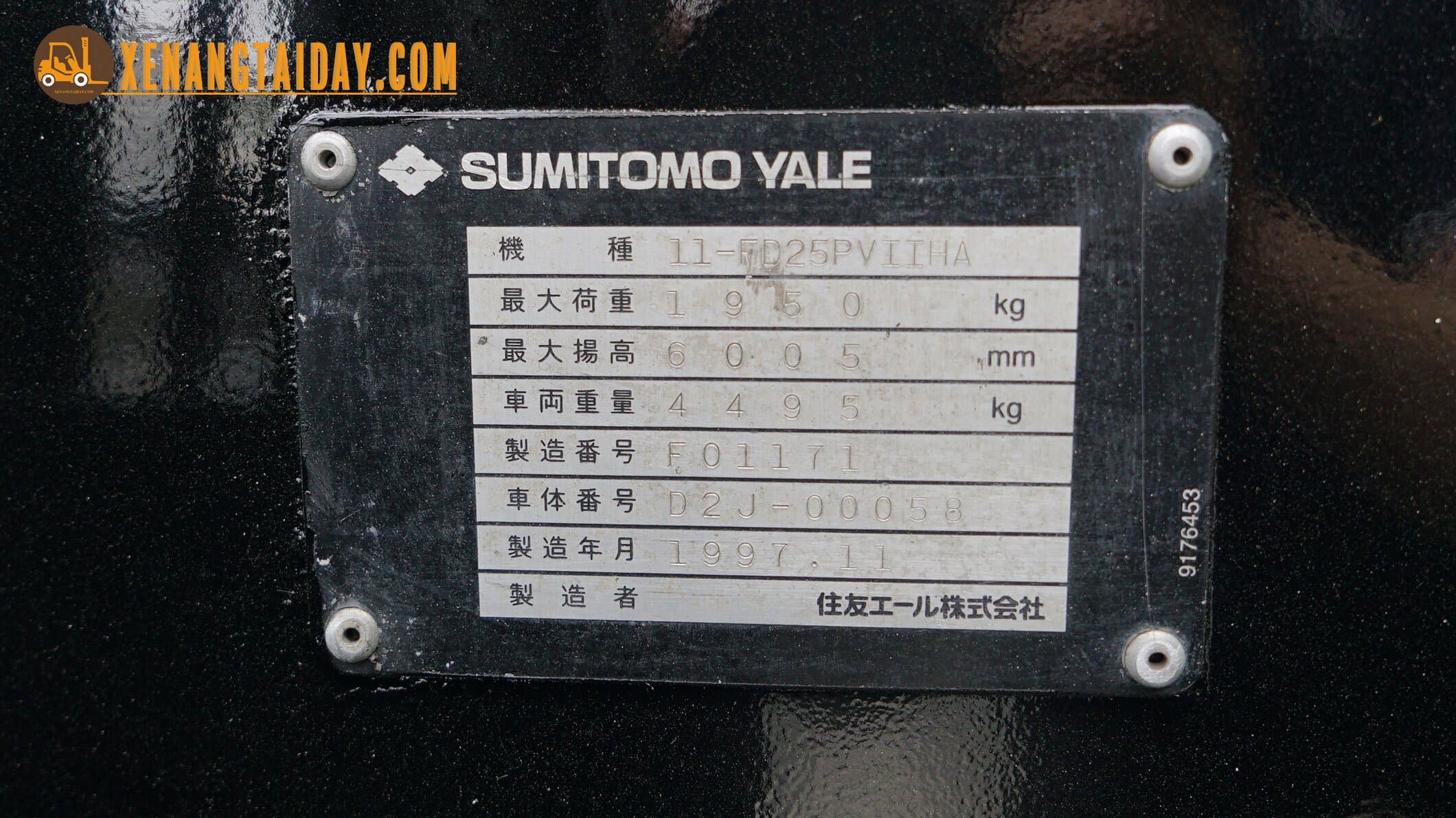 Xe nâng dầu SUMITOMO 11-FD25PVIIHA - Ảnh 6